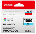 Canon PFI-1000PC Orijinal Açık Mavi Mürekkep Kartuş