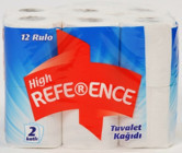 Reference 2 Katlı 12'li Rulo Tuvalet Kağıdı