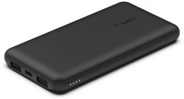 Belkin BPB011 10000 mAh Hızlı Şarj USB & Type C Çoklu Kablolu Powerbank Siyah