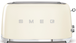 Smeg 50's Style TSF02CREU 4 Dilim Kırıntı Tepsili Akıllı 1500 W Krem Retro Ekmek Kızartma Makinesi