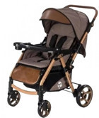 Baby Care BC-55 Maxi Pro Çift Yönlü Katlanabilir 360 Derece Dönen Tam Yatar Kabin Tipi Puset Bebek Arabası Gri