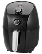 Clatronic 263853 Airfryer 1.5 lt Tek Hazneli Yağsız Sıcak Hava Fritözü Siyah