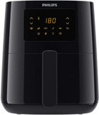 Philips 3000 Series L HD9252/90 Airfryer 4.1 lt Tek Hazneli Izgara Yapan Led Ekranlı Yağsız Sıcak Hava Fritözü Siyah