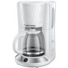 Russell Hobbs 27010-56 Honeycomb (Beyaz) Zaman Ayarlı Filtreli Karaf 1250 ml Hazne Kapasiteli 15 Fincan Akıllı 1000 W Beyaz Filtre Kahve Makinesi