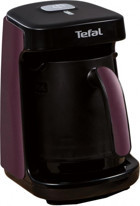 Tefal CM8111 Köpüklüm Compact Tek Hazneli Otomatik 280 ml Su Hazneli  4 Fincan Közde Kahve Tadında Akıllı Mor Türk Kahvesi Makinesi