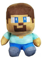 Alibee Populars Kahverengi Minecraft Figürlü 22 cm Peluş Oyuncak