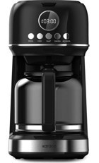 Karaca Multibrew Retro Cam 1.5 lt Hazneli 15 Fincan Akıllı 900 W Siyah Filtre Kahve Makinesi