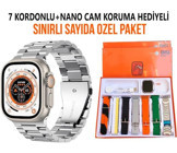 Ecocenter Watch 9 Ultra 7 Akıllı Saat Gümüş