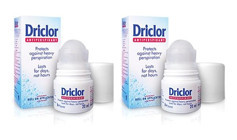 Driclor Roll-On Unisex Deodorant 2x20 ml