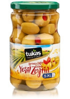 Tukaş Biberli Yeşil Zeytin 400 gr