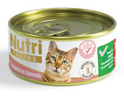 Nutri Feline Yetişkin Somon-Ton Balığı Yaş Kedi Maması 24x85 gr