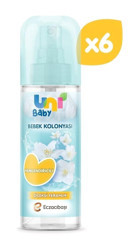 Uni Baby Çiçeksi Kolonya 6x150 ml