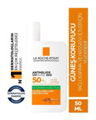 La Roche Posay Anthelios Oil Control Fluid 50 Faktör İçin Nemlendirici Yağsız Suya Dayanıklı Yüz ve Vücut Güneş Kremi 50 ml