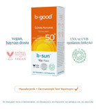 B-Good Care B-Suntm 50 Faktör Tüm Ciltler İçin Nemlendirici Suya Dayanıklı Yüz Güneş Kremi 50 ml