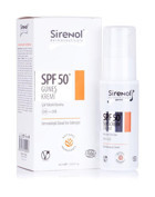 Sirenol 50 Faktör İçin Nemlendirici Yağsız Suya Dayanıklı Yüz ve Vücut Güneş Kremi 60 ml