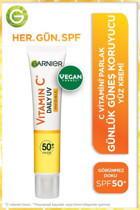 Garnier 50 Faktör İçin Leke Karşıtı Nemlendirici Yaşlanma Karşıtı Suya Dayanıklı Yüz ve Vücut Güneş Kremi 40 ml