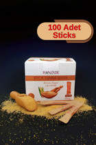 Hanzade Bitkisel Kahverengi Toz Şeker 100x3 gr