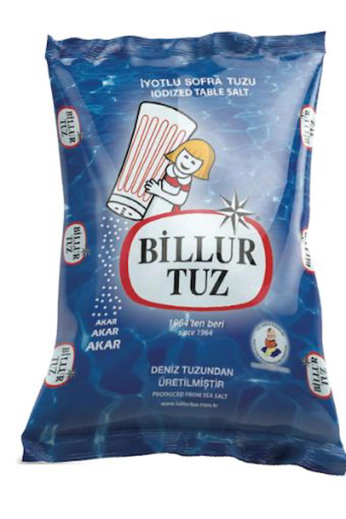 Billur İyotlu Toz Deniz Tuz Paket 2x750 gr