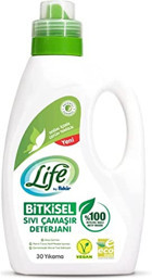 Life By Fakir Bitkisel ve Vegan 30 Yıkama Beyazlar ve Renkliler İçin Sıvı Deterjan 1.5 lt