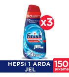 Finish Kokulu Jel Bulaşık Makinesi Deterjanı 3 Adet