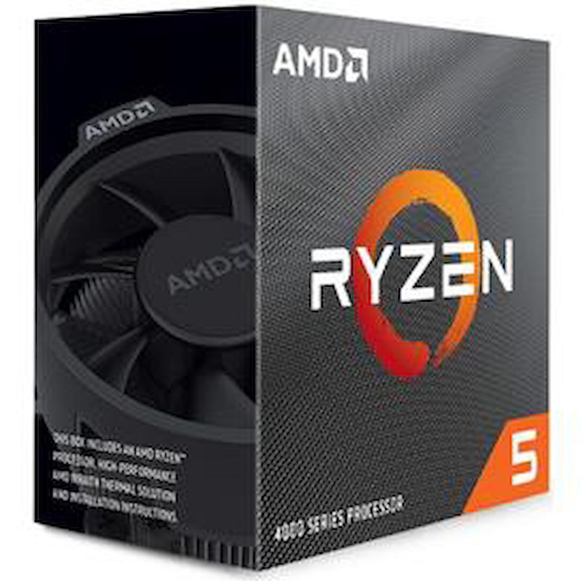 AMD Ryzen 5 4500 6 Çekirdekli 3.6 Ghz 4.1 GHz Turbo Hız 16 MB Ön Bellek AM4 Soket Tipi İşlemci