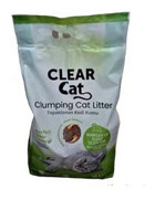 Clear Cat Marsilya Sabun Kokulu Topaklanan İnce Taneli Bentonit Kedi Kumu 3x10 lt