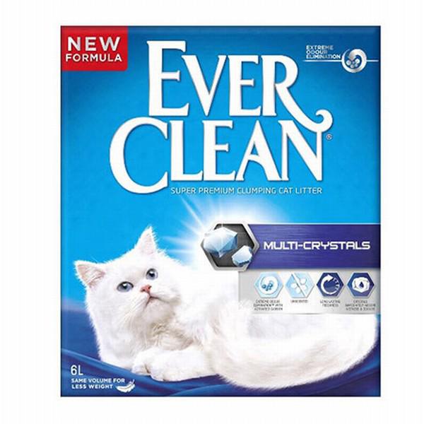 Ever Clean Multi Kristal Topaklanan İnce Taneli Bentonit Kedi Kumu 2x10 lt