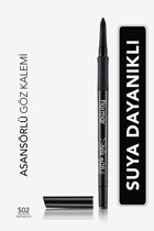 Flormar Style Matic Suya Dayanıklı Mat Pastel Siyah Kalıcı Kalem Eyeliner