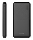 Phixi Force P18 10000 mAh Hızlı Şarj Micro Type C - USB Powerbank Siyah