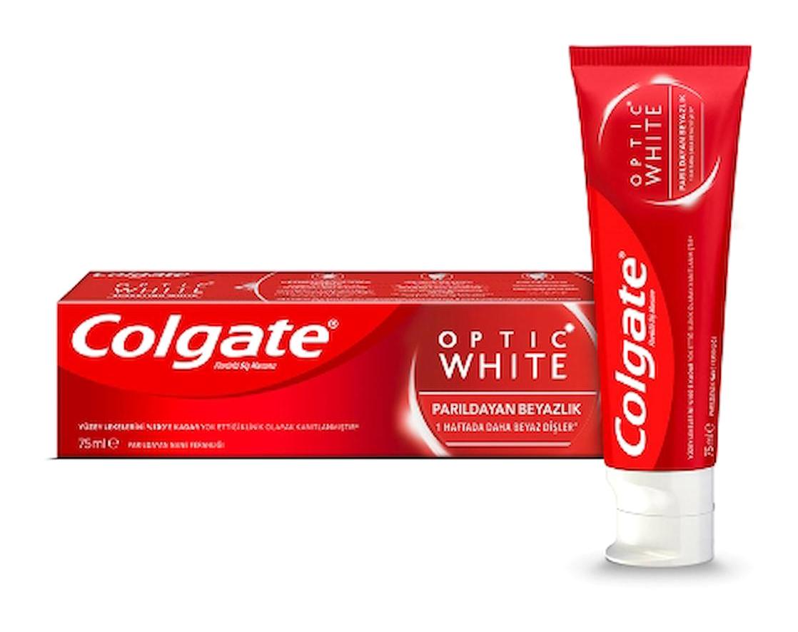 Colgate Optic White Naneli Florürlü Diş Macunu 12x75 ml