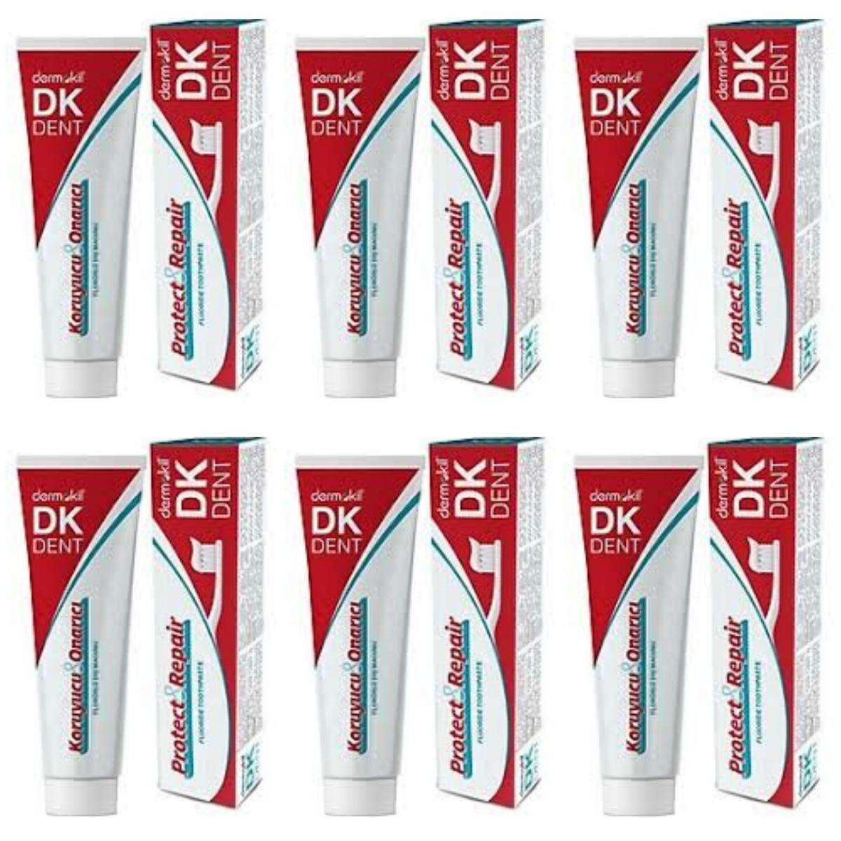 Dermokil Florürlü Diş Macunu 6x100 ml