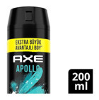 Axe Apollo Pudrasız Sprey Erkek Deodorant 200 ml