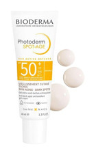 Bioderma Photoderm Spot 50 Faktör Kuru Ciltler İçin Leke Karşıtı Nemlendirici Yaşlanma Karşıtı Suya Dayanıklı Yüz Güneş Kremi 40 ml