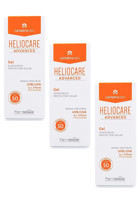 Heliocare Advanced 50 Faktör Tüm Ciltler İçin Leke Karşıtı Nemlendirici Yağsız Suya Dayanıklı Yüz ve Vücut Güneş Kremi 3x50 ml