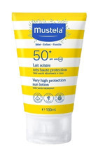 Mustela 50 Faktör Tüm Ciltler İçin Nemlendirici Suya Dayanıklı Yüz Güneş Losyonu 100 ml