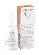 Vichy 50 Faktör Tüm Ciltler İçin Nemlendirici Yaşlanma Karşıtı Suya Dayanıklı Yüz ve Vücut Güneş Kremi 40 ml