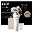 Braun 9-041 Koltuk Altı Genital Bölge Bacak İçin 40 Cımbızlı Kablosuz Işıklı Epilasyon Cihazı Beyaz