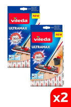 Vileda Ultramax 2'li Yedek Mop Çok Renkli