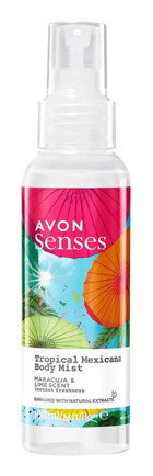 Avon Tropical Mexicana Bergamot-Limon Unisex Vücut Spreyi 100 ml