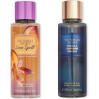 Victoria's Secret Love Spell Golden-Vanilla Sapphire Orchid Amber-Çiçeksi Kadın Vücut Spreyi 2x250 ml