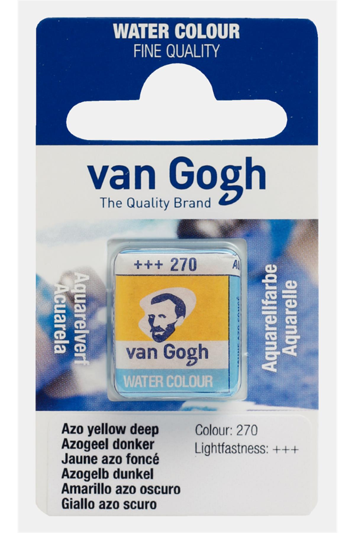 Royal Talens Van Gogh 270 Tablet Sulu Boya Azo Yellow Deep