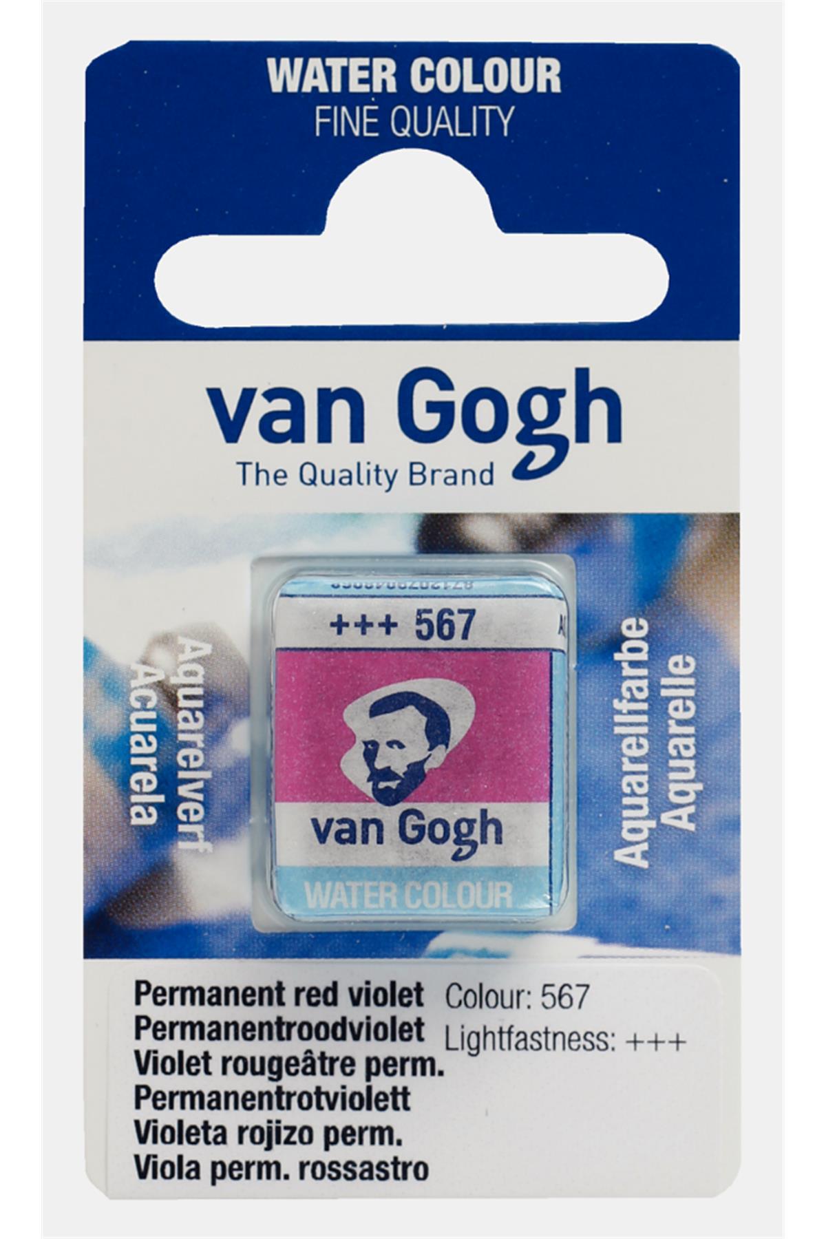 Royal Talens Van Gogh 567 Tablet Sulu Boya Permanent Red Violet