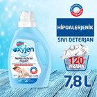 Bingo Oksijen Hipoalerjenik Beyazlar İçin 120 Yıkama Sıvı Deterjan 4x1.95 lt