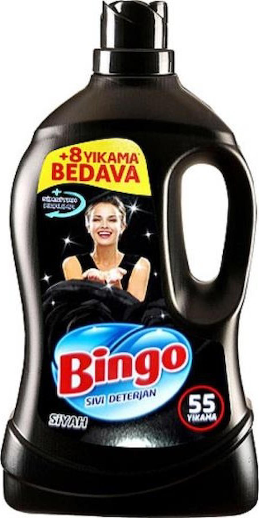 Bingo Siyahlar İçin 330 Yıkama Sıvı Deterjan 6x3 lt