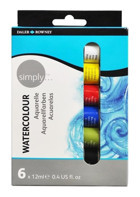 Daler Rowney Simply 6x12ml Sulu Boya