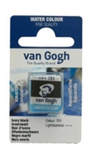 Talens Van Gogh 12 Tablet 701 Ivory Black Sulu Boya