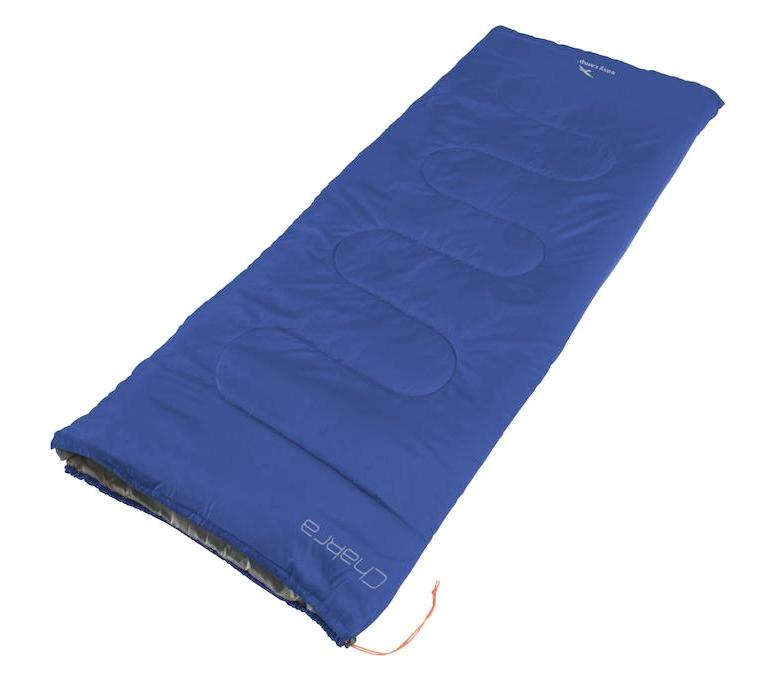 Easy Camp Chakra Ultralight 5 Derece Polyester 2 Mevsim Kamp Tek Kişilik Yetişkin Uyku Tulumu Mavi