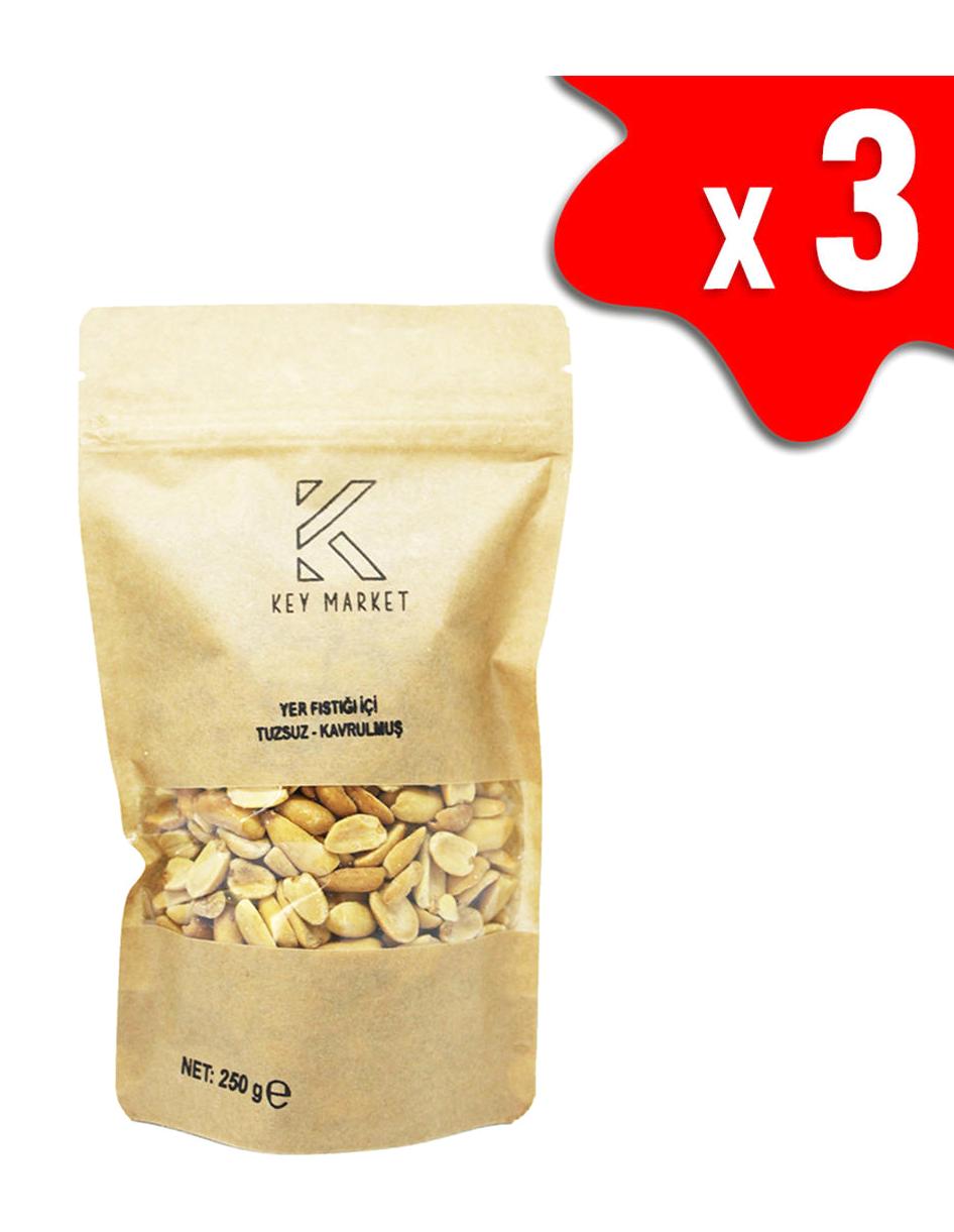 Key Market Tuzsuz Kavrulmuş Yer Fıstığı 750 gr