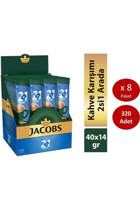 Jacobs 2'si 1 Arada Sade 14 gr 40 Adet Granül Kahve Hazır Kahve