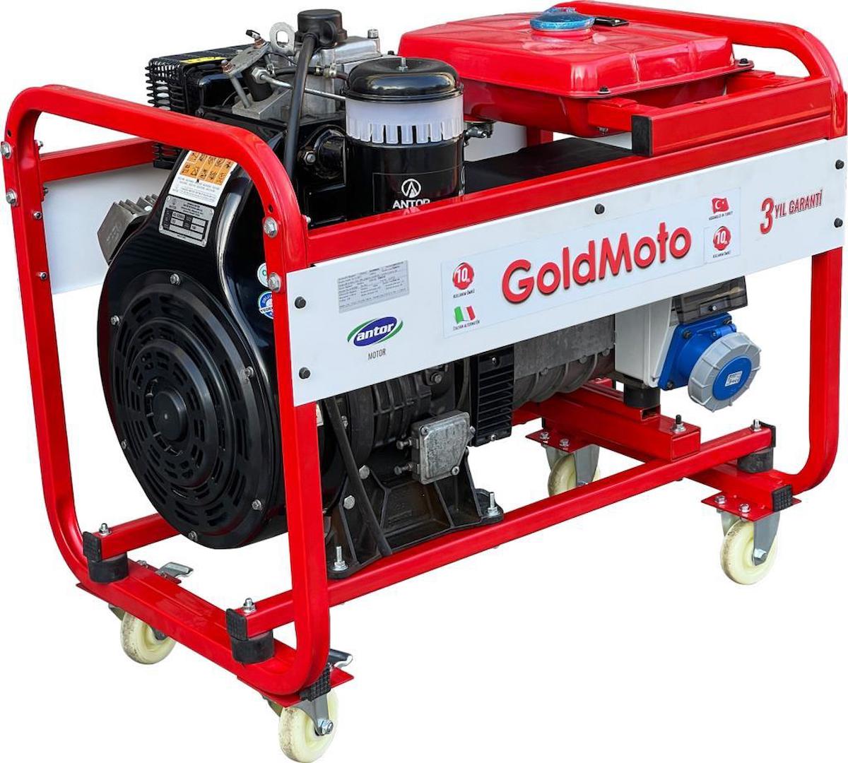 Goldmoto GM12TDJYA 12 kVA Marşlı Dizel Jeneratör